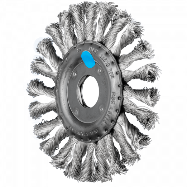 Щетка дисковая плетеная RBG 12512/22.2 CТ INOX 0. 35