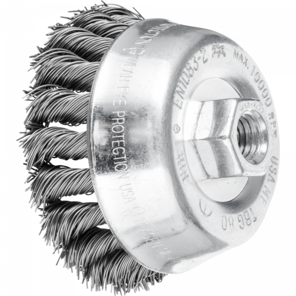 Щетка чашечная плетеная TBG 80/M14 ST 0,50
