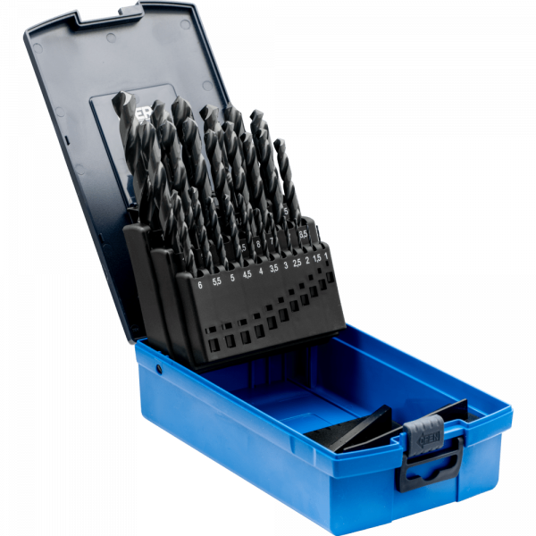 Набор спиральных свёрл 25 ШТ. DIN338 HSSG N 1-13 STEEL